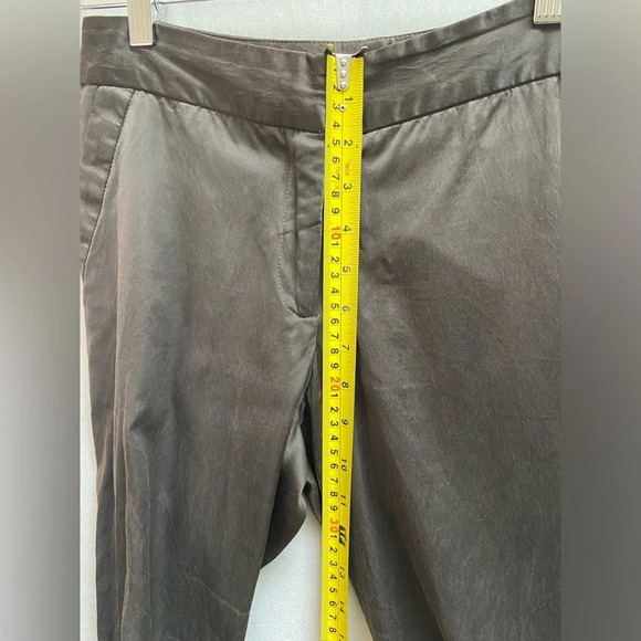 Daughters of liberation Anthropologie ruched cropped pants Sz 2 - Picture 8 of 8